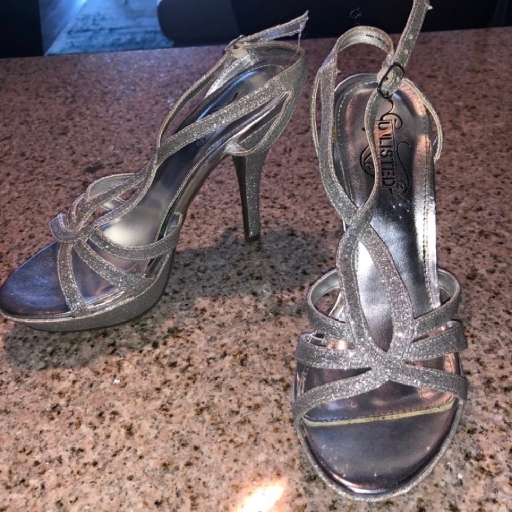 Silver heels